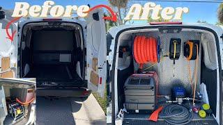 How I Build My Professional Mobile Detailing Set up | Ford Transit Connect XLT