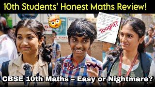 CBSE 10th Students Review Maths Exam! Tough or Easy? | Study Tips & Exam Strategies | Chennai