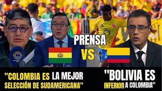 ESTO DIJO PRENSA BOLIVIANA de COLOMBIA ¡LA MEJOR SELECCION DE SUDAMERICA! ¿TIENEN PANICO?