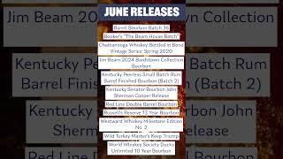 June whiskey drops. What are you whiskey hunting for? #whiskeytube #bourbonhunting