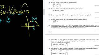 #32. Height is Modeled by S(t) = -16t^2 + 35t + 12. Find the Time it Takes to Reach a Maximum.