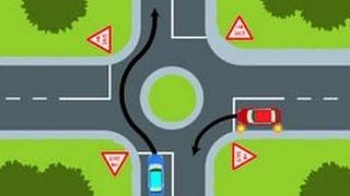 NZ Road Code Intersection Questions 1-23