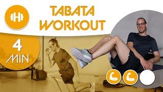 4 MIN Tabata Workout | Fett verbrennen | Tabata Training für Fortgeschrittene