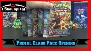 Pokemon XY Primal Clash 6 Booster Pack Opening