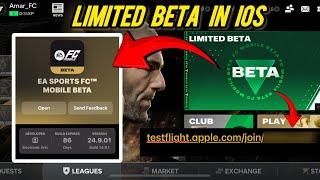 How to download Limited Beta in IOS in FC Mobile 25?