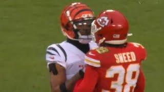 Ja’Marr Chase & L’Jarius Sneed FIGHT After Play  Bengals vs Chiefs 2023 Highlights