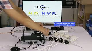 Hiseeu 8CH Wireless CCTV System 1536P 1080P NVR wifi Outdoor