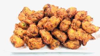 Vegetable Fritters | Easy Quick Vegetable Snack that Kids will Love | Vegetable Pakora No Egg Recipe
