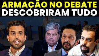 PABLO MARÇAL M0STRA ARMAÇÃ0 NO DEBATE PREFEITURA SP 2024 COM DATENA, RICARDO NUNES E BOULOS