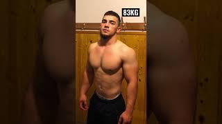 Crazy transformation, 60 - 80kg  #mma #sports #bodybuilding #fitness #athlete #transformation