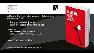 Presentació del llibre / Presentación 'La guerra de los jueces', de José Antonio Martín Pallín