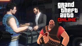 (TF2 AI) Heavy's Cluckin Bell Raid: Final setup and Heist in GTA Online