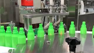 SU-101 & FL-800 30ml&60ml e-liquid unscrambling-filling-capping machine