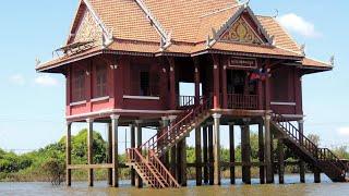 Floating village on Tonle Sap Lake, Cambodia