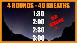 Wim Hof Guided Breathing Meditation with OM MANTRA - 4 rounds