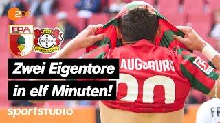 FC Augsburg – Bayer Leverkusen Highlights | Bundesliga, 3. Spieltag | sportstudio