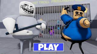 TROLL FACE BARRY VS BARRY V2 - Walkthrough Full Gameplay #obby #roblox