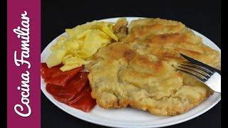 Cachopo asturiano con pimientos del piquillo | Recetas caseras de Javier Romero paso a paso