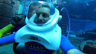 Sharks Safari in Dubai Atlantis - 10 meters Underwater