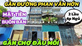 Nhà hóc môn 2 lầu vừa ở vừa buôn bán gần đường phan văn hớn, chợ đầu mối #nhadathocmon