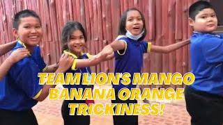 Team Lion's Mango Banana Orange Trickiness!  | Mawi Vlogs