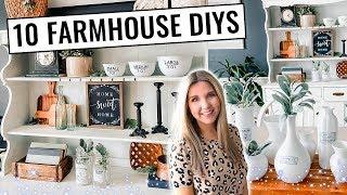 10 Farmhouse DIY's - Tons of Thrifted Decor Ideas!