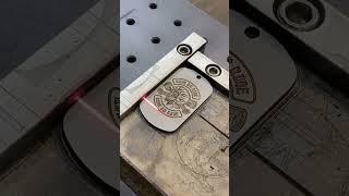 LIFE TO RIDE TAG LASER ENGRAVING #BikerSkull #ChopperCulture #SkullArt #motorcycle #bikerlife