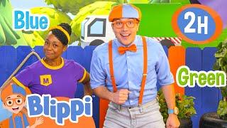 Blippi's Ball Pit Color Game | Blippi | NEW Superhero Cartoon for Kids | Moonbug Kids
