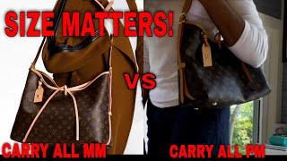 5 Reasons I Turned Down Louis Vuitton Carry All MM for The PM! | KBotLV