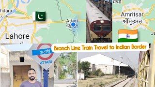 Samjhautha Express || Amritsar Lahore Rail Route via Attari-Wagah || DMU Train Journey to the border