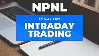 Intraday Trading || Jibanjyoti Panigrahi || 07 MAY 2021 ||