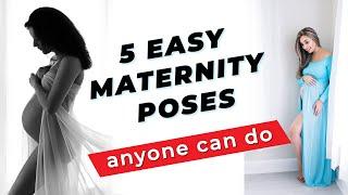 Maternity Photography Posing Guide - 5 Easy Maternity Poses Anyone Can Do