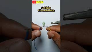 proper way to wire connection LED light #shorts #led #electronic #trending