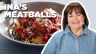 Ina Garten Makes Her Top-Rated Meatballs and Spaghetti | Barefoot Contessa | Food Network