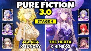 NEW UPDATE! V3 SOON | E0S1 The Herta and Aglaea Showcase | Pure Fiction 3.0 - Honkai: Star Rail