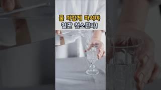 물 이렇게 마셔야 혈관 청소된다! #혈관건강 #미네랄