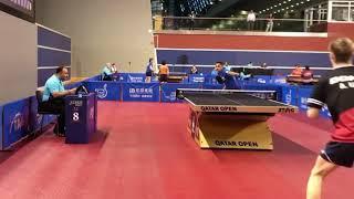 Mudit Dani vs Anders Lind Rally (Timo Boll inspired) - 2020 ITTF Platinum World Tour Qatar Open