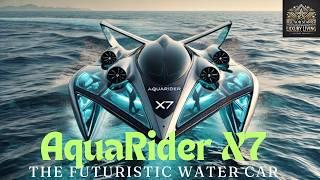 Luxor Starr | AquaRider X7: The Ultimate Futuristic Luxury Water Car | #Luxury, #Ecofriendly