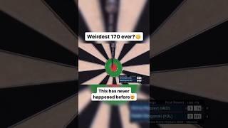 Craziest scoring sequence in darts history  #shorts