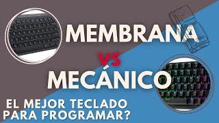 ¿Cuál es el mejor teclado para programar? Teclado de Membrana vs Teclado Mecánico