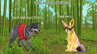 ТИПЫ ИГРОКОВ в WildCraft 1!!!