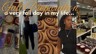 A COZY FALL VLOG  prep with me, decor shopping at Target, hygiene shopping & baking