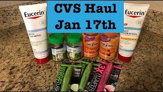 CVS Extreme Couponing Haul| Jan 17, 2019| Cheap Vitamins, Makeup & Lotion!!!