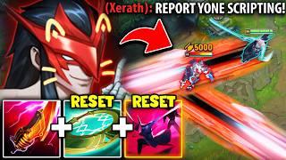 I beat this Xerath so bad he reports me for scripting… (LETHAL YONE BUILD)