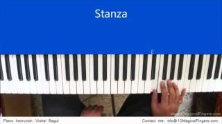 Chahun Main Ya Na Piano Tutorial  by Vishal Bagul | Melody | Chords | Arpeggios