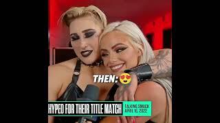 {Rhea Ripley & Morgan } hard  Then vs now  #wwe #short #edit 1.0 