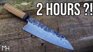 Can I Forge a Kitchen Knife in 2 Hours?? - Knifemaker challenge