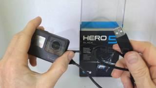 GoPro Hero 5 / Hero 6 Black: How to Charge / Connect to Power