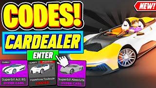 ️New️ ALL WORKING CODES For Car Dealership Tycoon 2024 - Roblox Car Dealership Tycoon Codes 2024