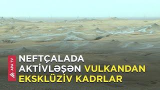 Palçıq vulkanından yaranan dağda – Buraya getmək hamıya qismət olmur - APA TV